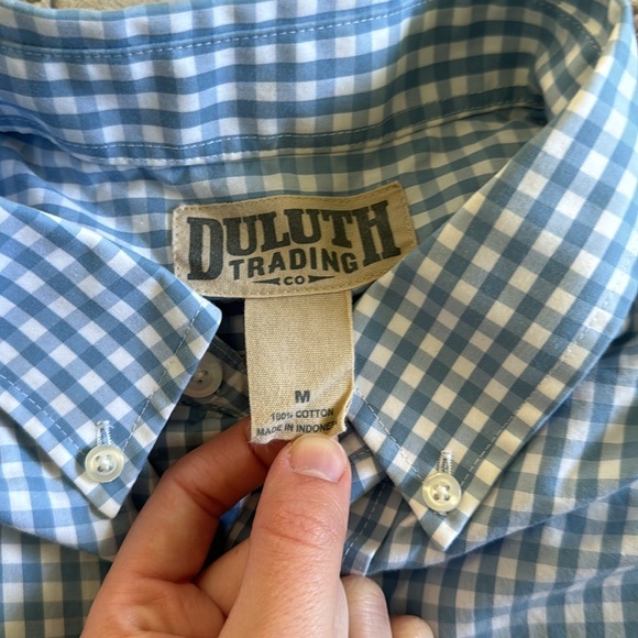 Deluth Trading Co. Gingham Button Down Shirt - Picture 2 of 6